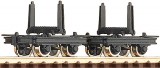 Narrow gauge Two-unit pivoted bolster truck set